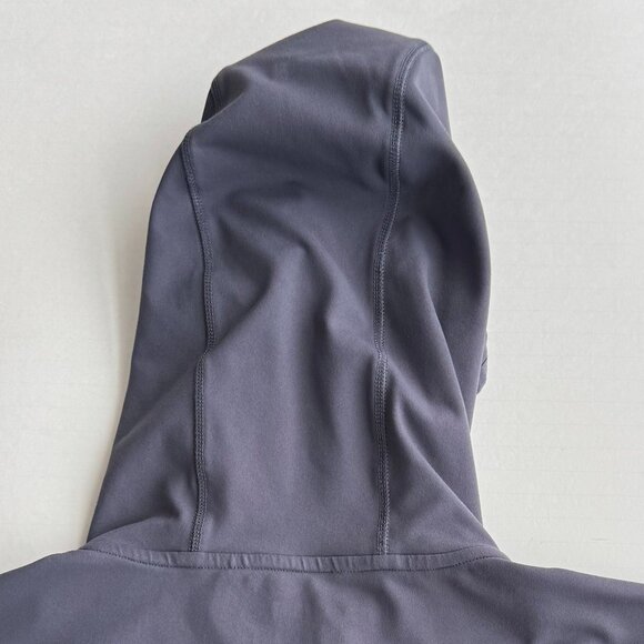 PELOTON Fourlaps Men's XL Grey Front Zip With Hood Warm Up Jacket - Picture 10 of 14